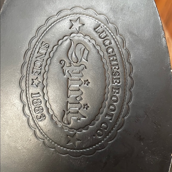 LUCCHESE BOOT CO. "Spirit" Women's Black Riding Boots. Very Good Condition. 9M. - Picture 11 of 12